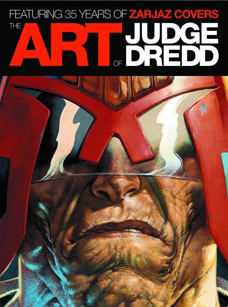 ART OF JUDGE DREDD 35 YEARS ZARJAZ CVRS HC