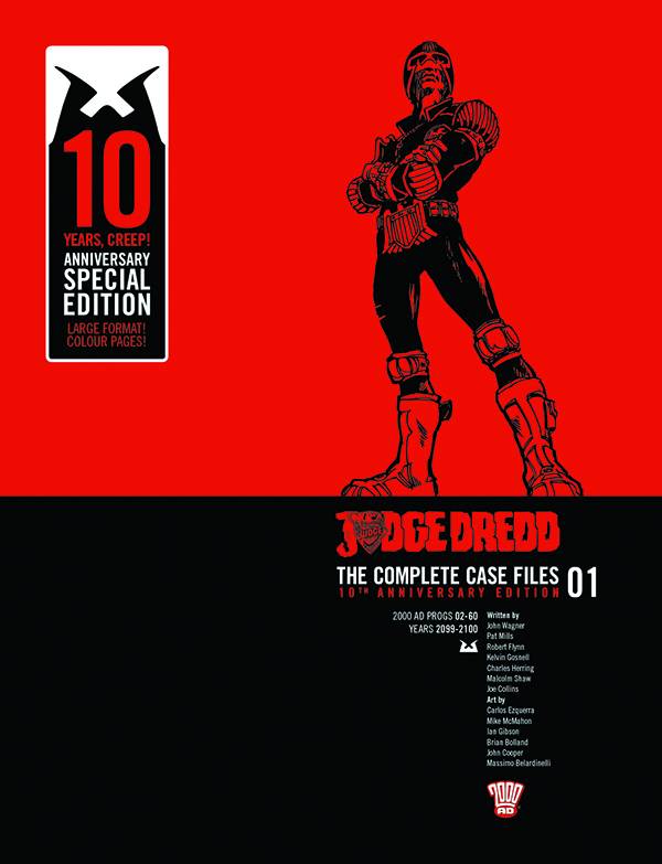 JUDGE DREDD COMP CASE FILES ANNIV ED HC 01