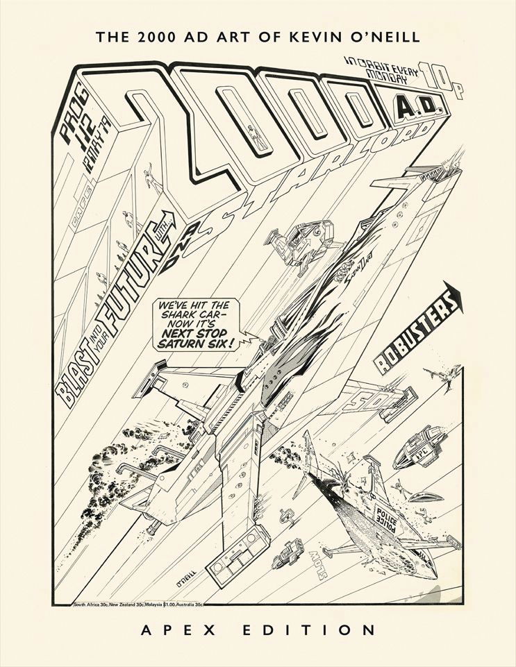 2000 AD ART OF KEVIN O`NEILL APEX ED HC