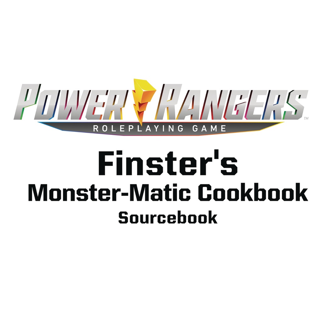 POWER RANGERS RPG FINSTERS MONSTERMATIC SOURCEBOOK HC
