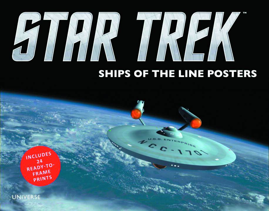 STAR TREK SHIPS OF THE LINE POSTERS BOOK