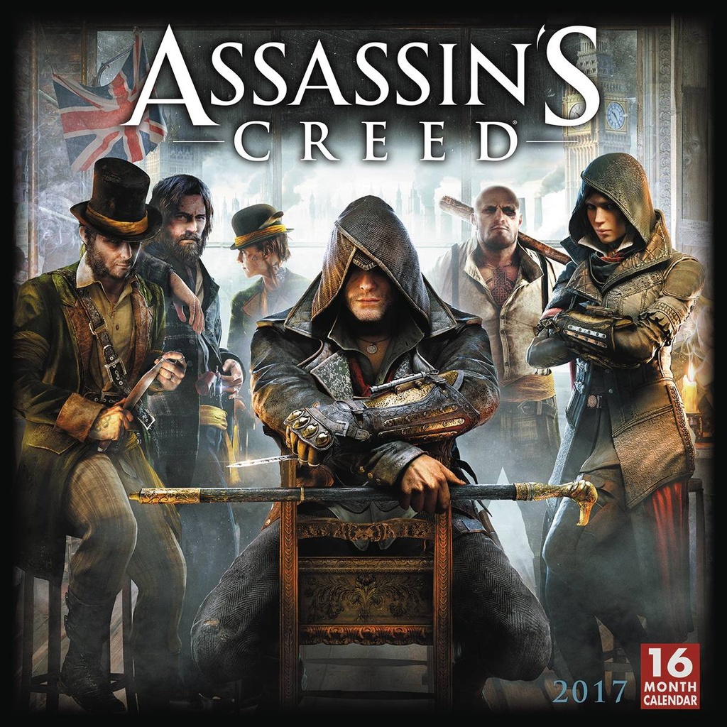 ASSASSINS CREED 2017 16 MONTH WALL CALENDAR