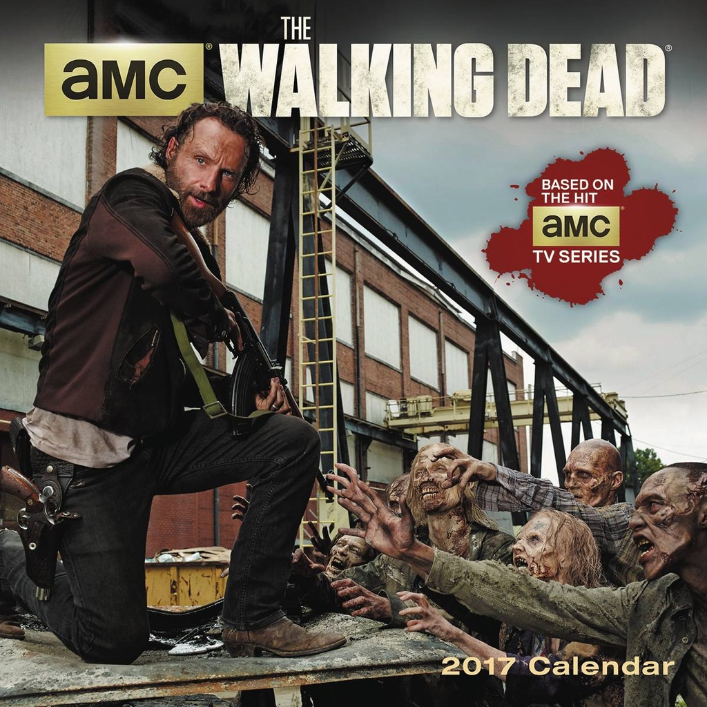 WALKING DEAD AMC 2017 16 MONTH MINI CAL