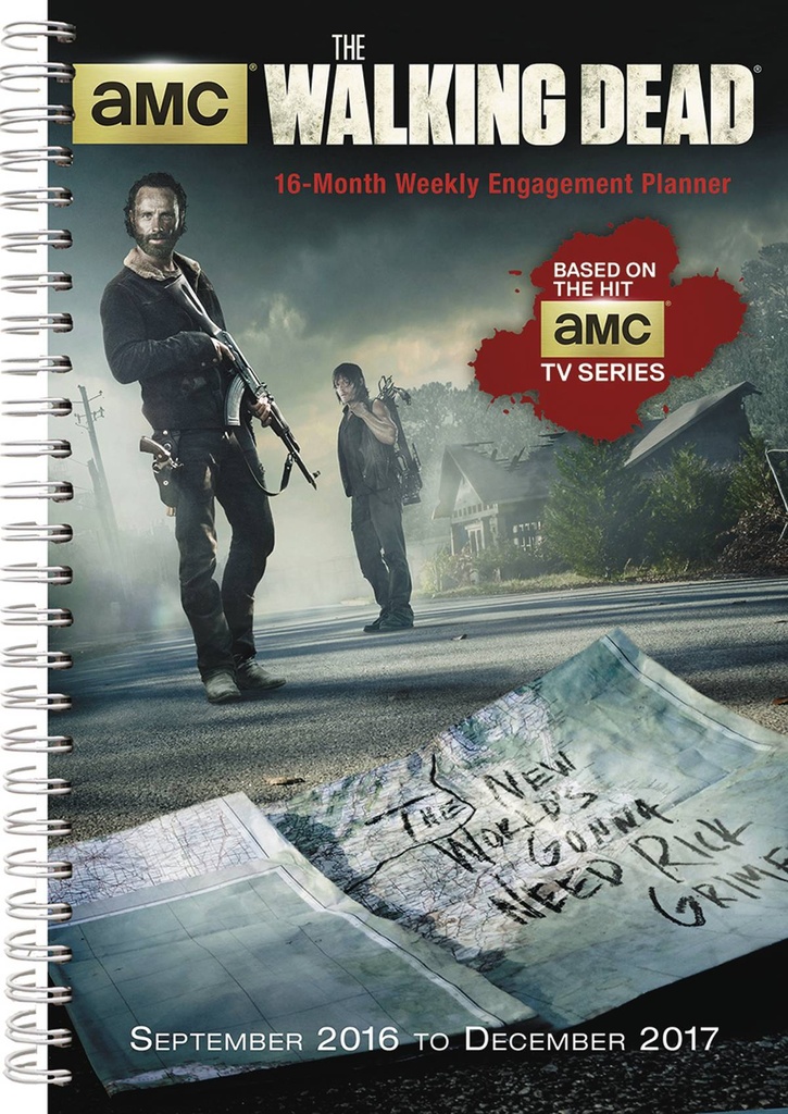 WALKING DEAD AMC 2017 ENGAGEMENT PLANNER