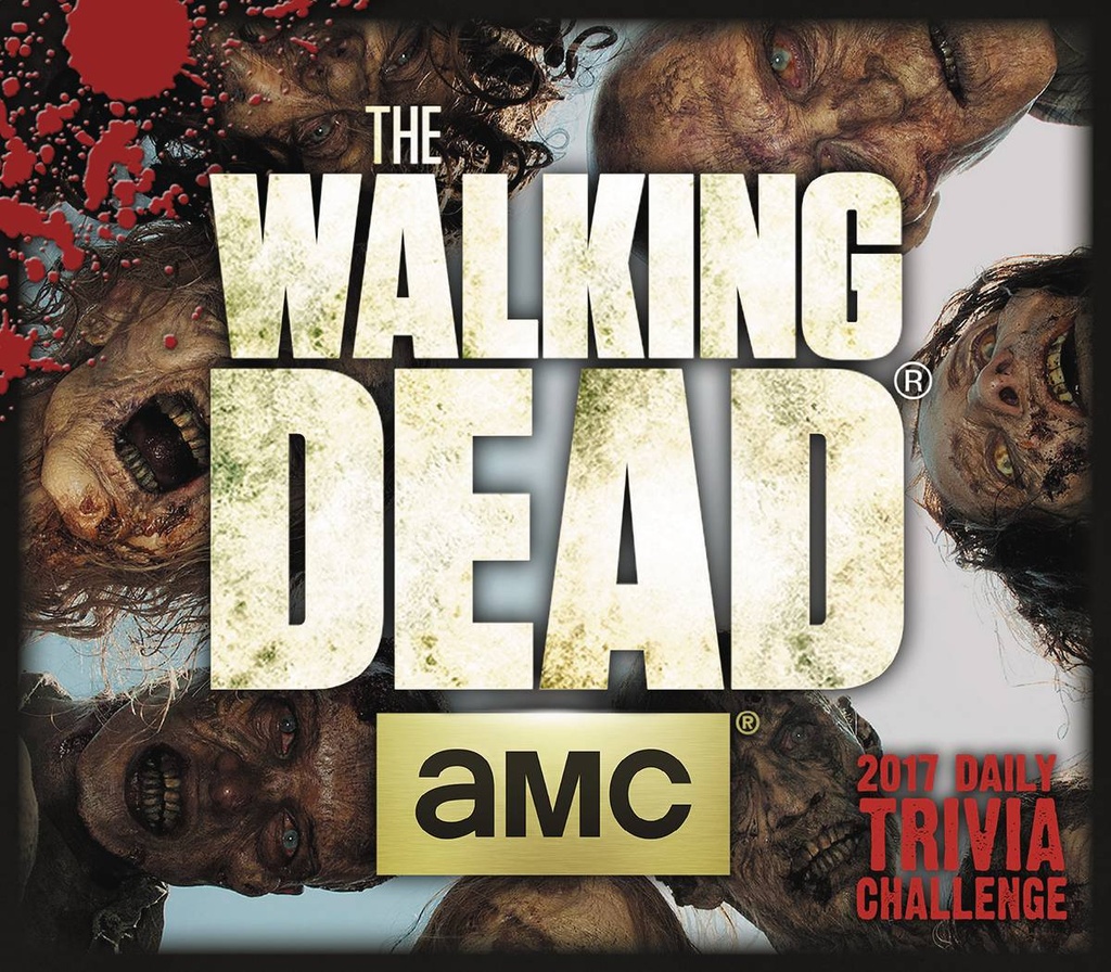 WALKING DEAD AMC 2017 BOXED DAILY TRIVIA CAL