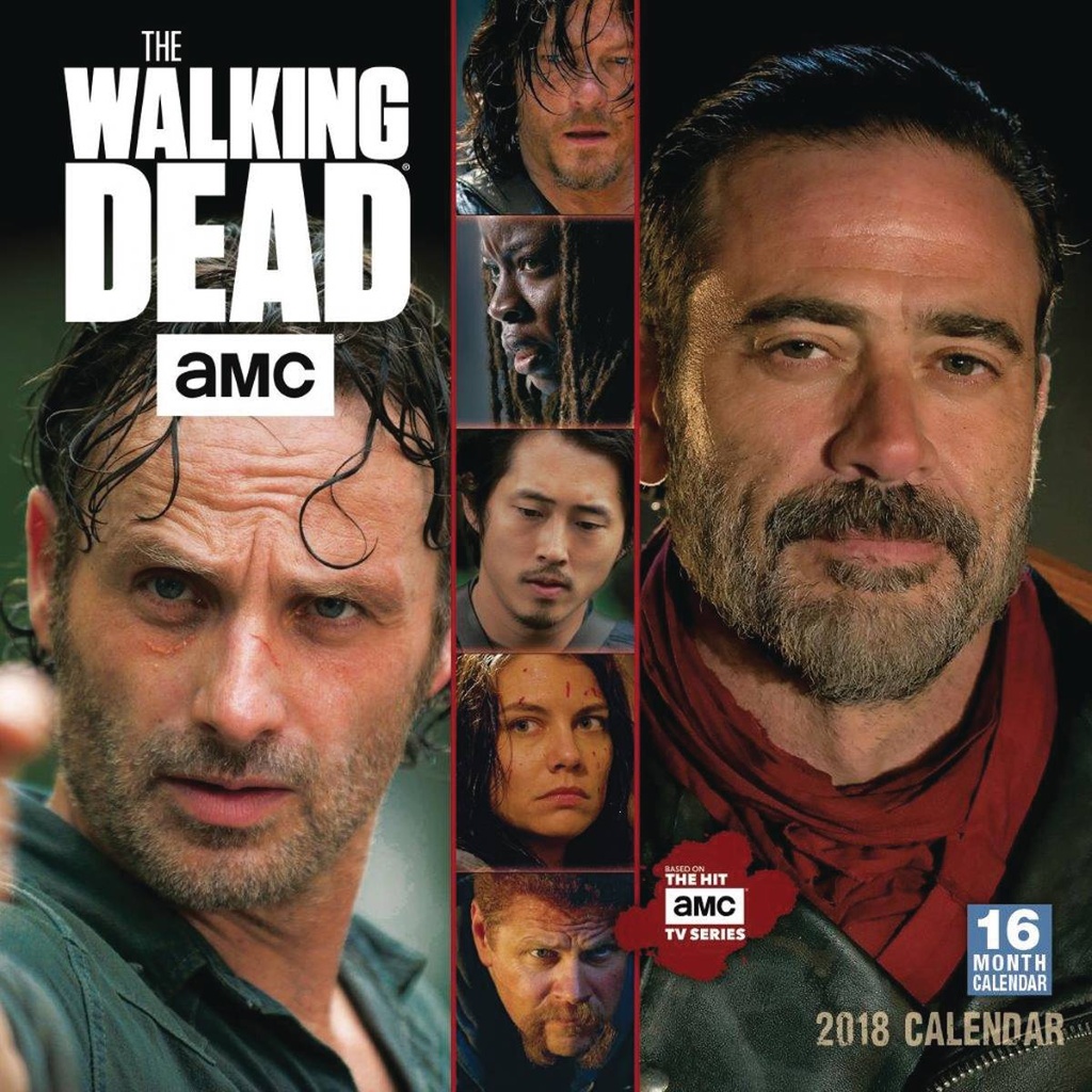 WALKING DEAD AMC 2018 16 MONTH WALL CAL