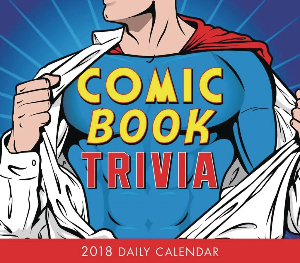 COMIC BOOK TRIVIA 2018 BOXED CALENDAR