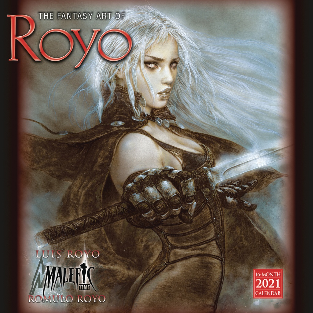 FANTASY ART OF LUIS ROYO 2021 WALL CALENDAR