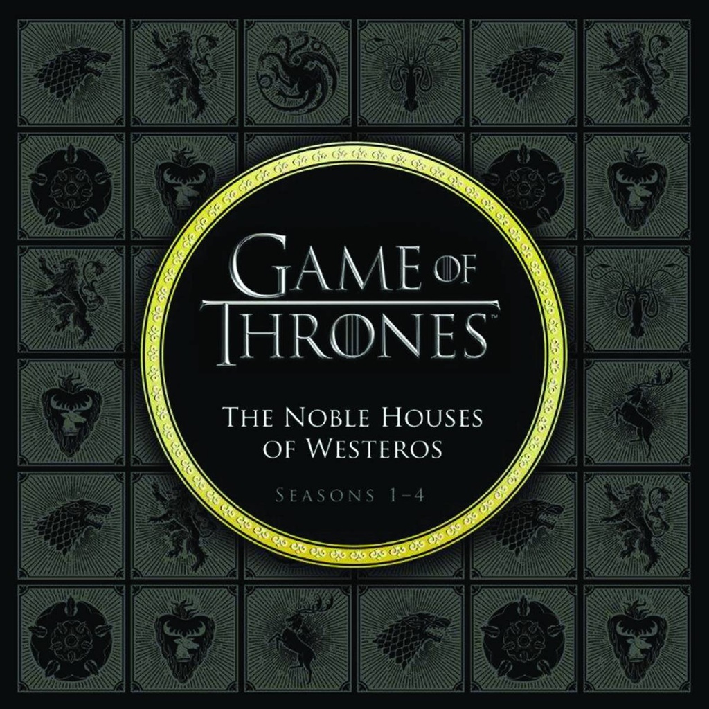 GAME OF THRONES NOBLE HOUSES OF WESTEROS SEASONS 1-4 HC
