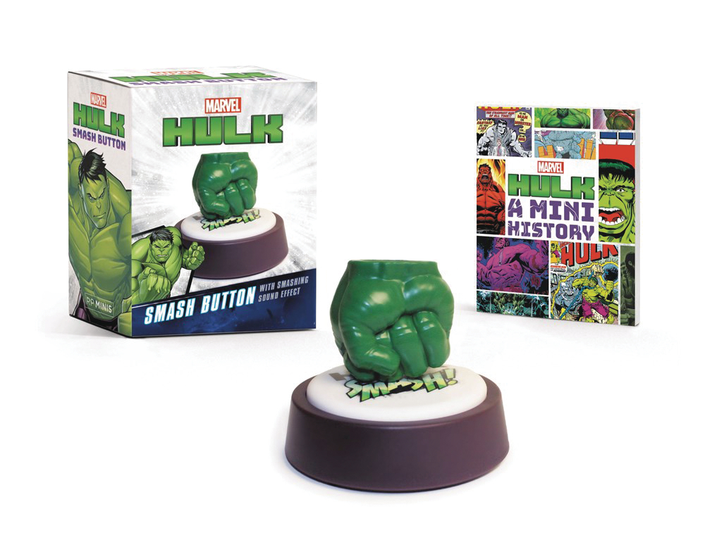 MARVEL HULK SMASH BUTTON W SMASHING SOUND EFFECT