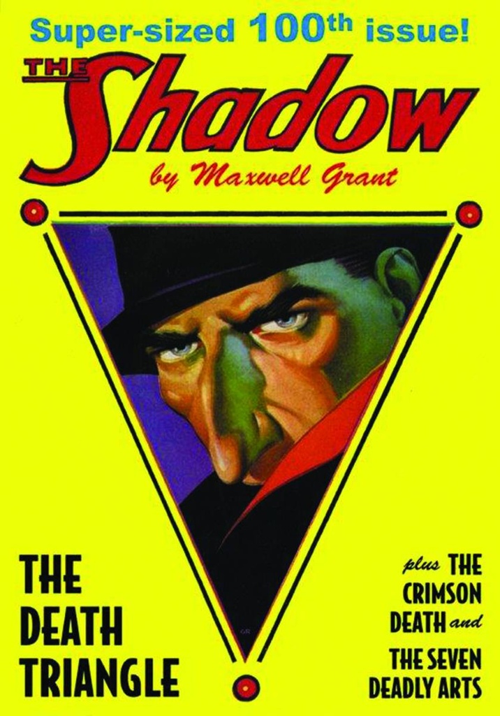 SHADOW DOUBLE NOVEL 100 DEATH TRIANGLE & CRIMSON DEATH