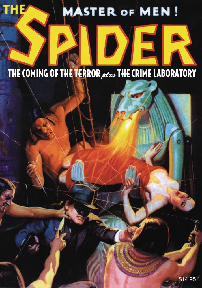 SPIDER DOUBLE NOVEL 11 COMING OF TERROR & CRIME LAB