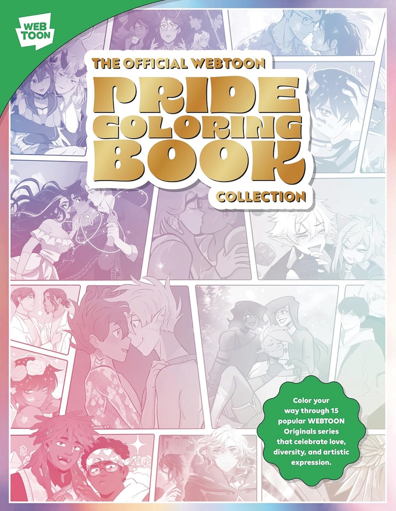 OFFICIAL WEBTOON PRIDE COLORING BOOK COLLECTION