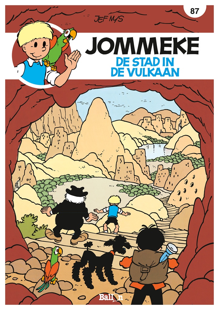 Jommeke 087 De stad in de vulkaan