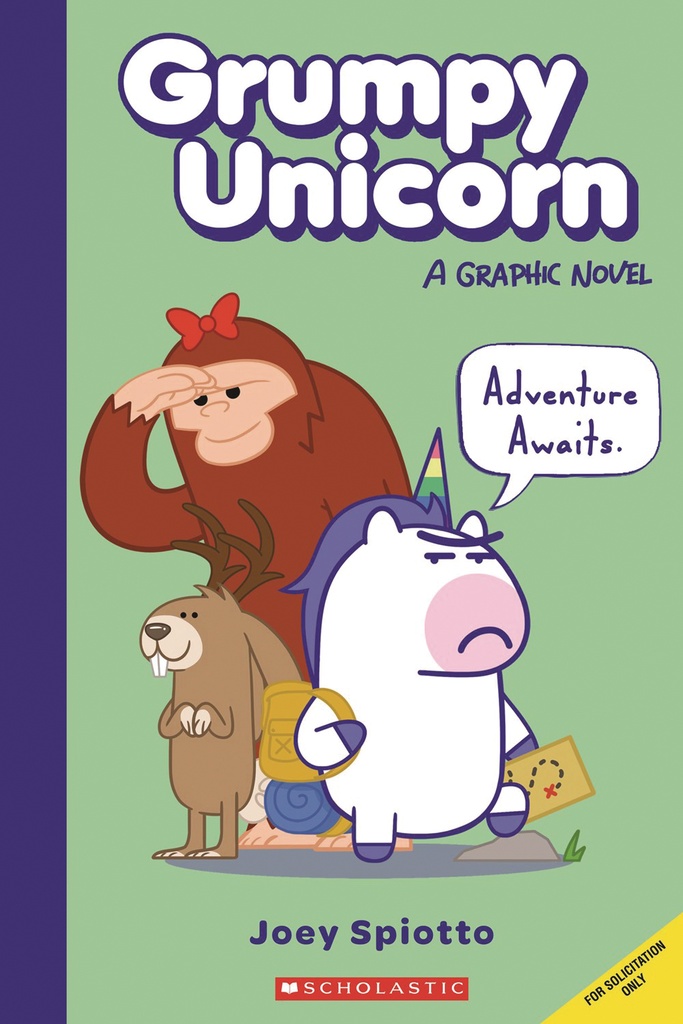 GRUMPY UNICORN YA 01 HITS THE ROAD