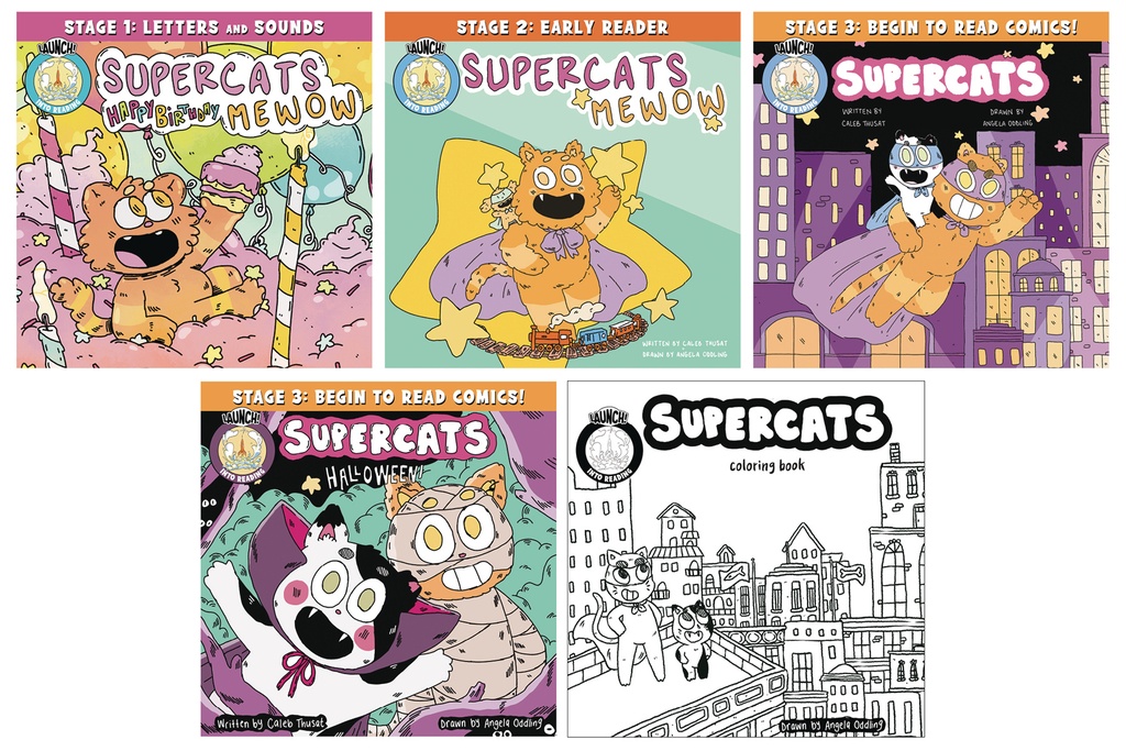 SUPERCATS BOXED SET OF 5