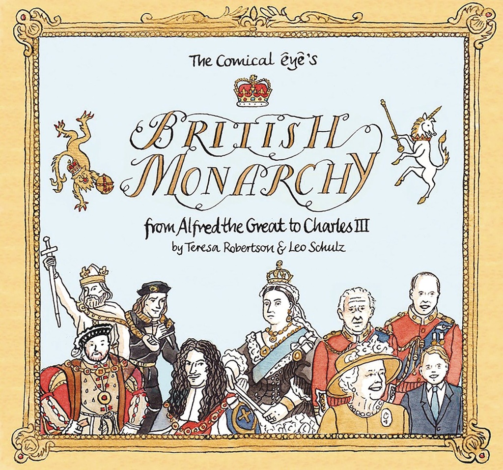 COMICAL EYES BRITISH MONARCHY ALFRED GREAT TO CHARLES III