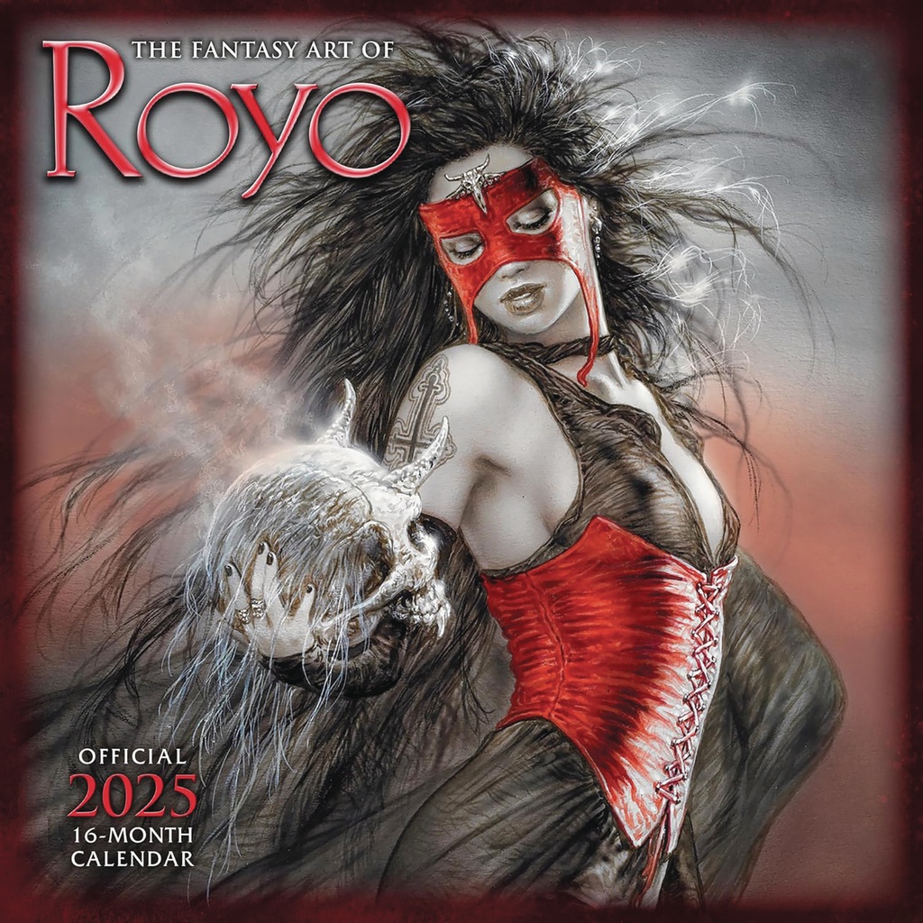 FANTASY ART OF LUIS ROYO 2025 WALL CALENDAR