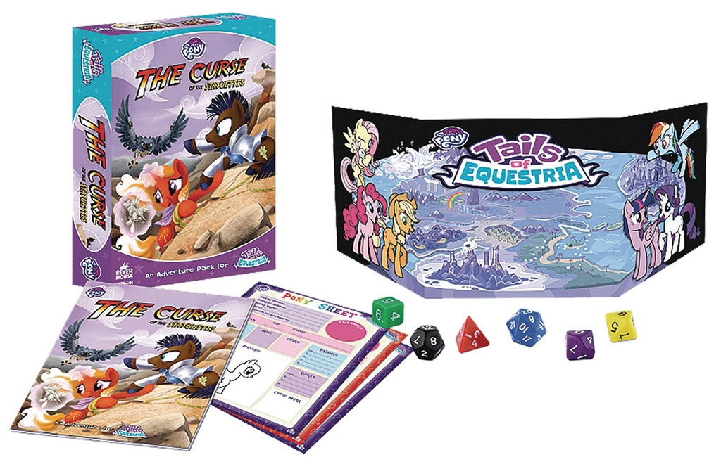 MLP TALES OF EQUESTRIA RPG STATUETTES ADV STORY BOX SET