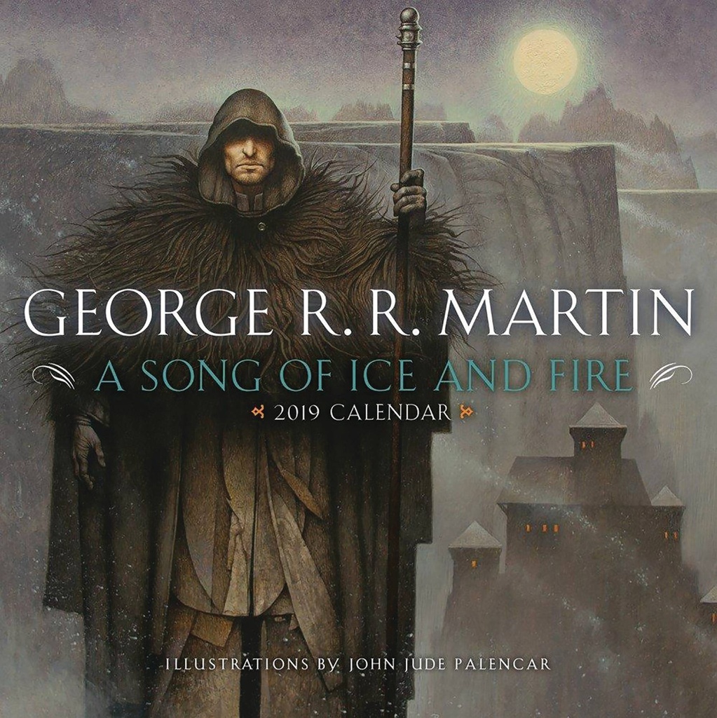 GEORGE RR MARTIN SONG ICE & FIRE 2019 WALL CAL