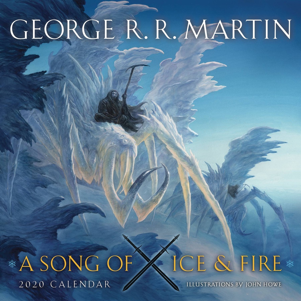 GEORGE RR MARTIN SONG ICE & FIRE 2020 WALL CAL