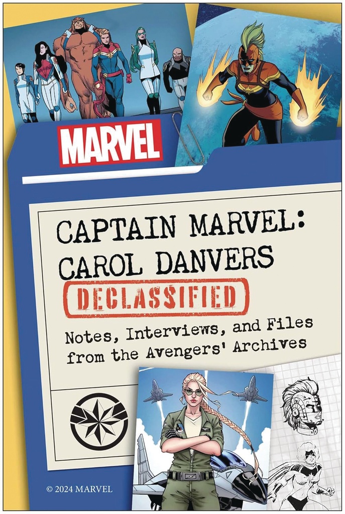CAPT MARVEL CAROL DANVERS DECLASSIFIED AVENGERS ARCHIVES