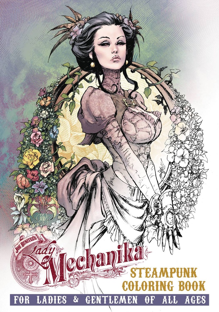 LADY MECHANIKA STEAMPUNK COLORING 02
