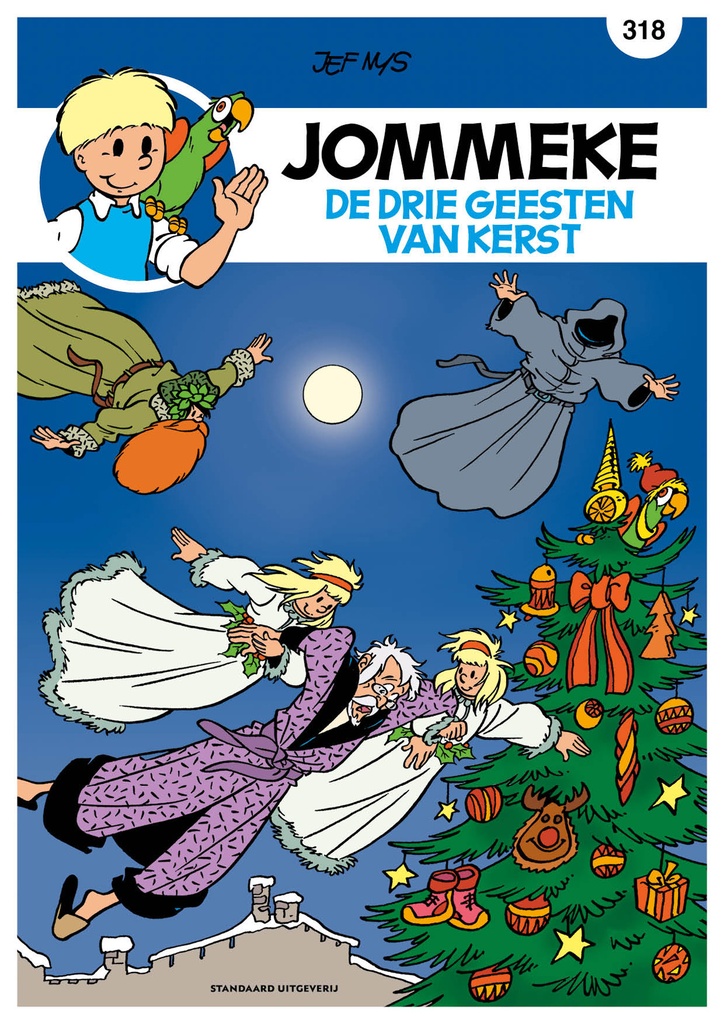 Jommeke 318 De drie geestenv an kerst