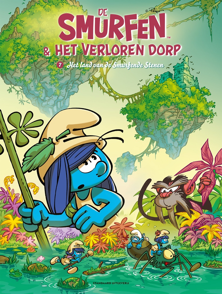 De Smurfen en het verloren dorp 7 Het land van de Smurfende