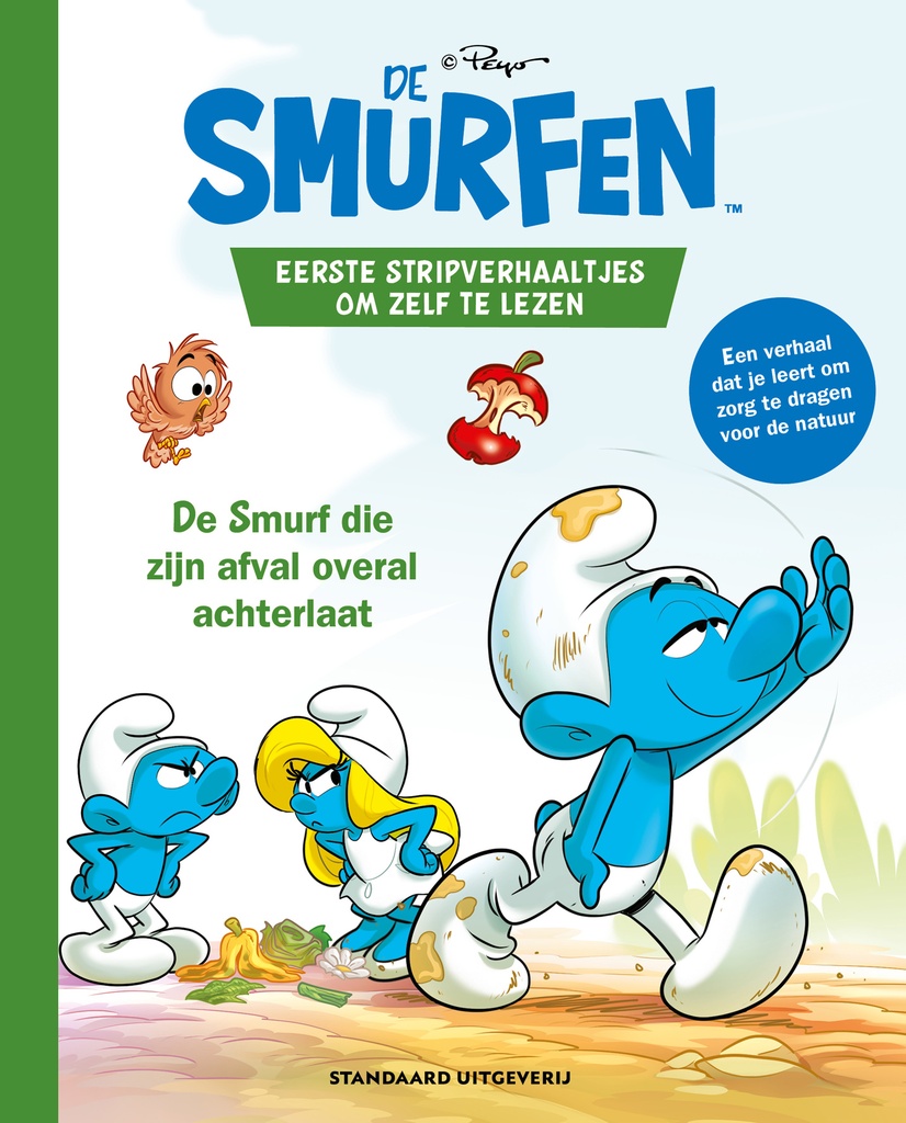 De Smurfen - 1e Strips - De smurf die zijn afval overal
