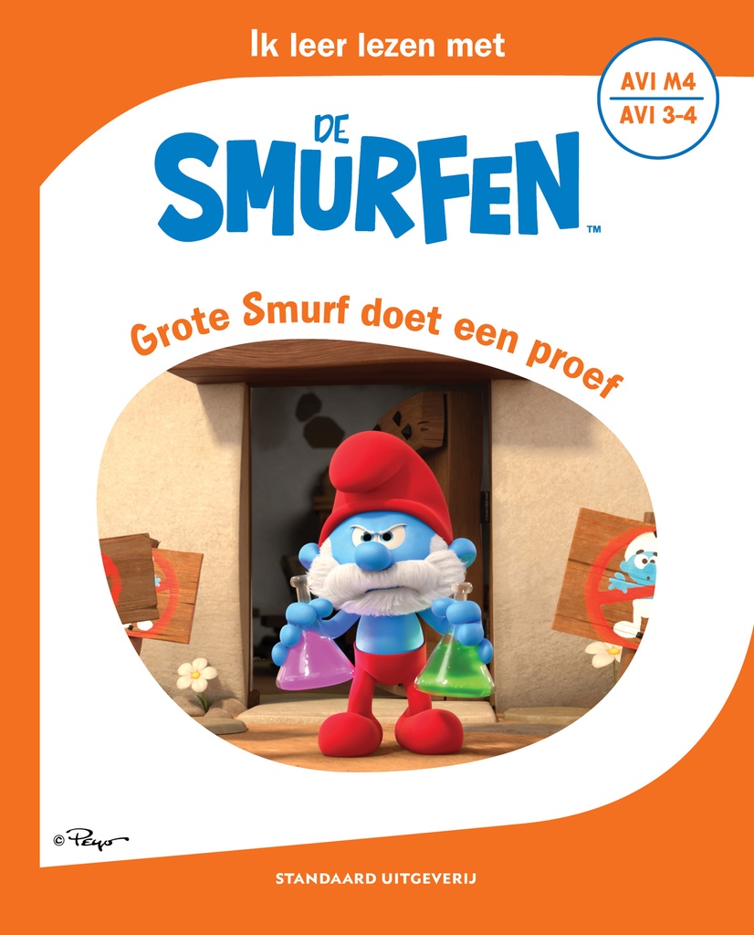 De Smurfen (Leren lezen met) Grote smurf doet proef AVI M4