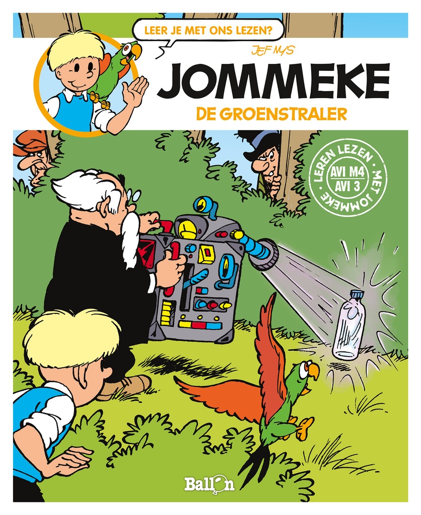 Jommeke - Leren lezen met Jommeke 09 De groenstraler