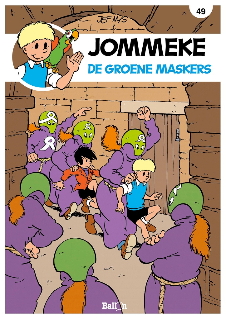 Jommeke 049 De groene maskers