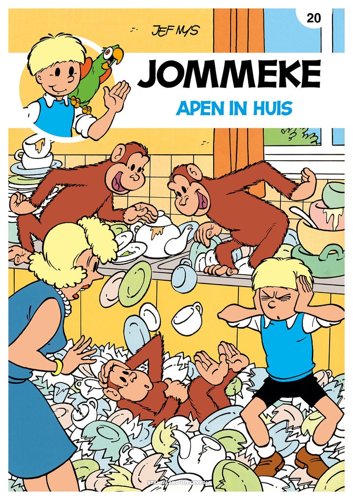 Jommeke 020 Apen in huis