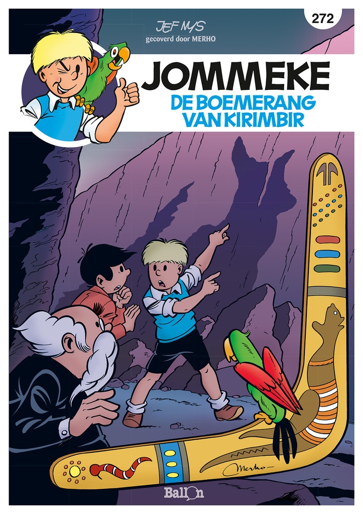 Jommeke 272 De boemerang van Kirimbir (variant cover Merho)