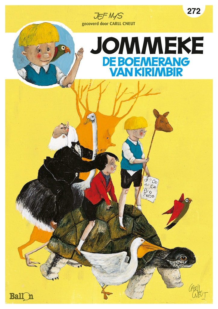 Jommeke 272 De boemerang van Kirimbir (variant cover Cneut)