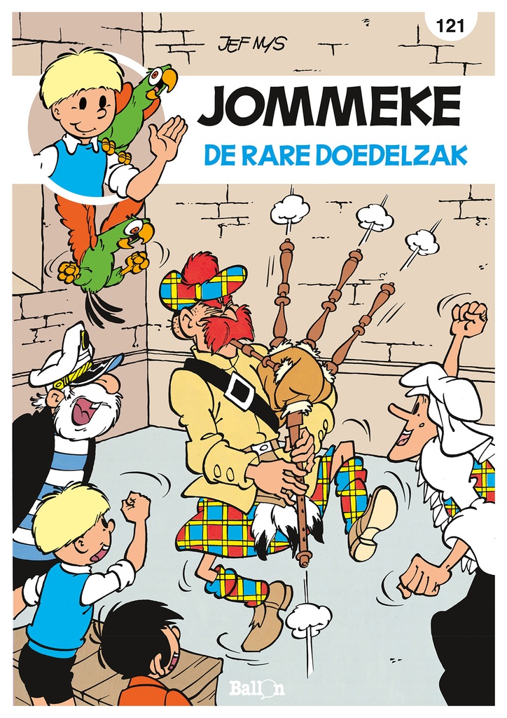 Jommeke 121 De rare doedelzak