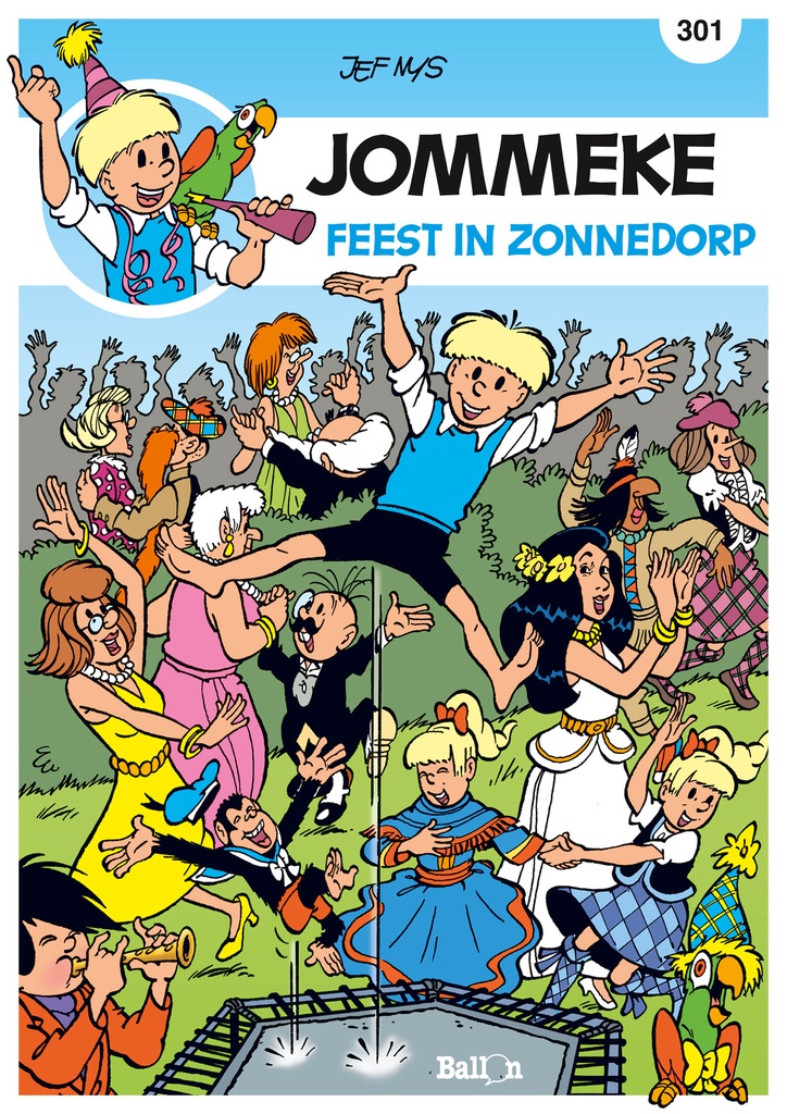 Jommeke 301 Feest in zonnedorp