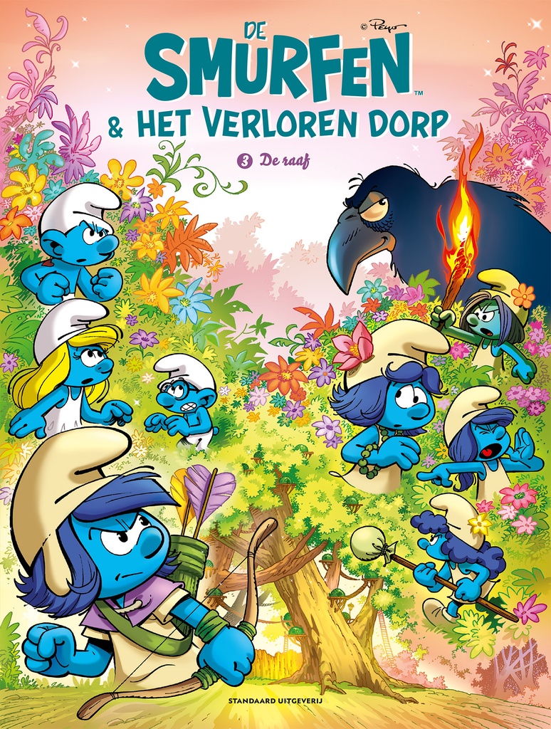 De Smurfen en het verloren dorp 3 De kraai