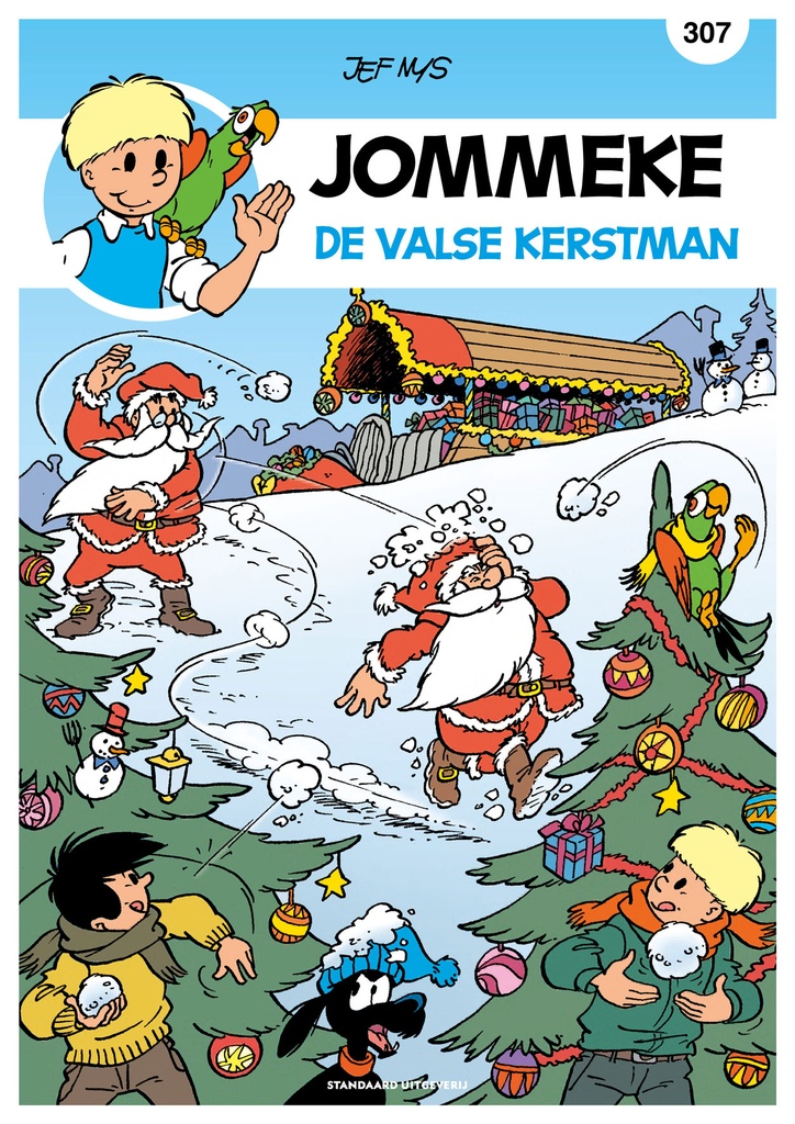 Jommeke strip nieuwe look 307 De valse kerstman