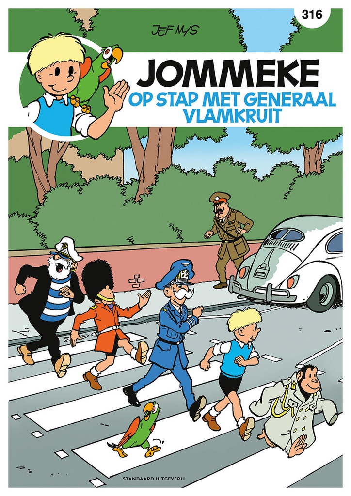 Jommeke 316 Op stap met generaal Vlamkruit