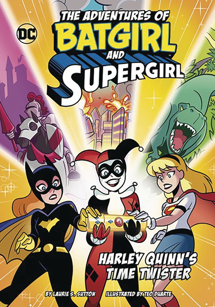 ADV OF BATGIRL & SUPERGIRL HARLEY QUINNS TIME TWISTER