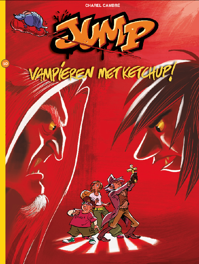 Jump 10 Vampieren met ketchup!