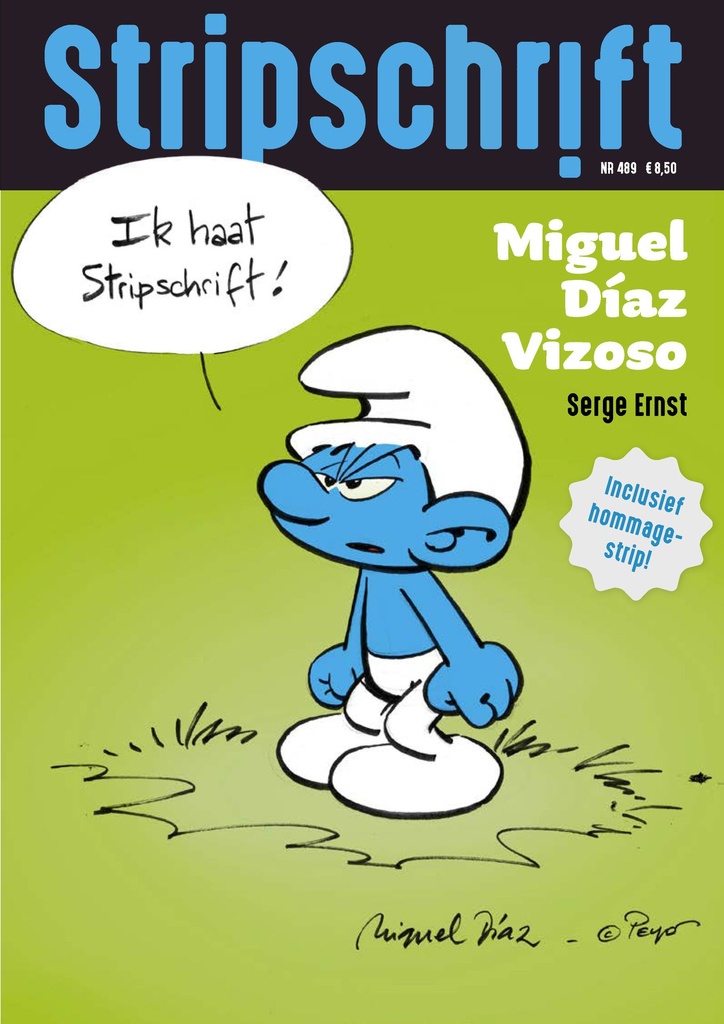 Stripschrift 489 DIENST Miguel Diaz Vizoso