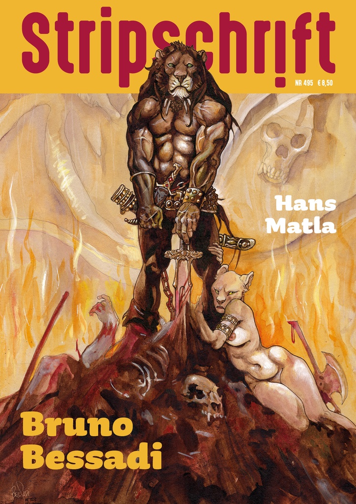 Stripschrift 495 DIENST Bruno Bessadi
