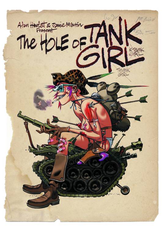 HOLE OF TANK GIRL SLIPCASED HC COLL ED