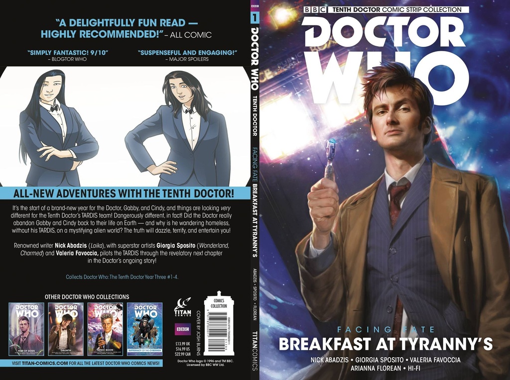 DOCTOR WHO 10TH FACING FATE 01 BREAKFAST AT TYRANNYS