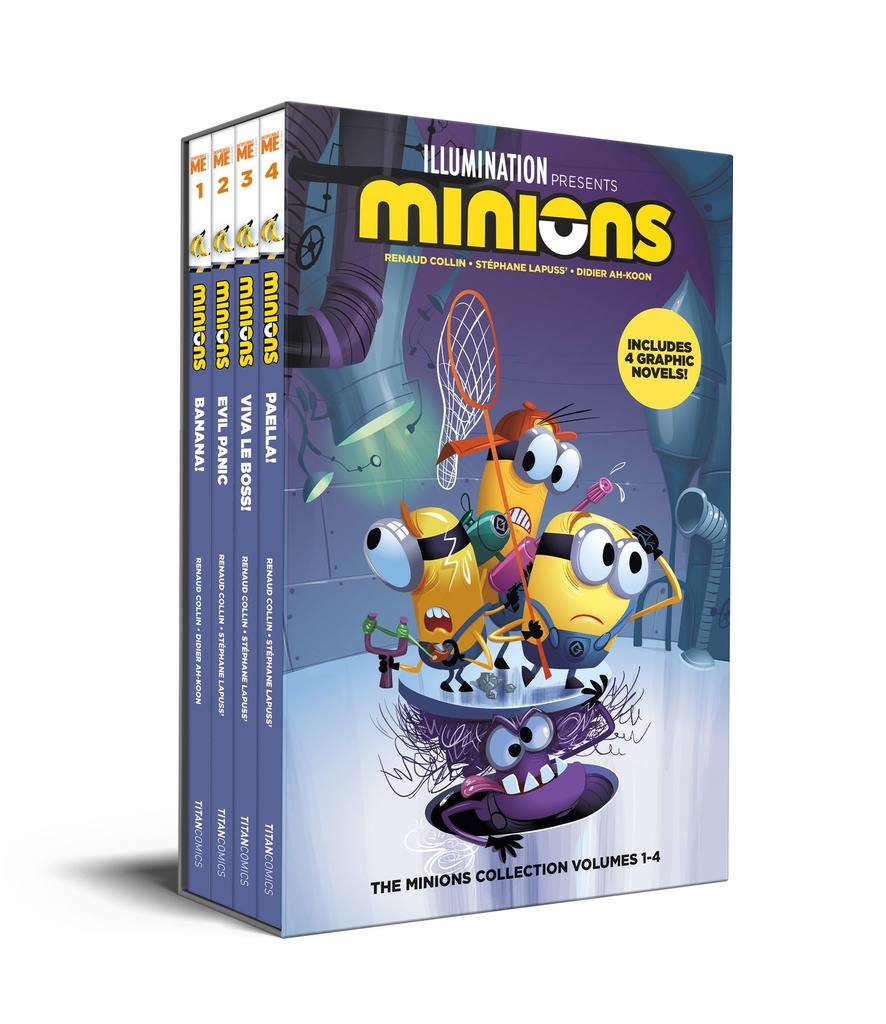 MINIONS 1-4 BOX SET