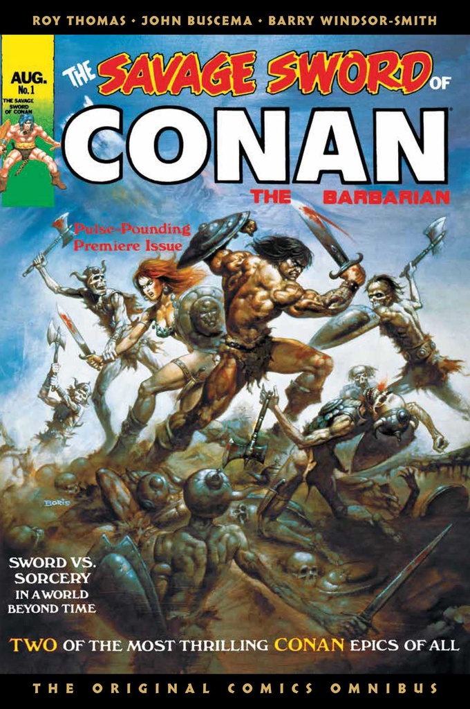 SAVAGE SWORD OF CONAN ORIGINAL OMNI REG 01