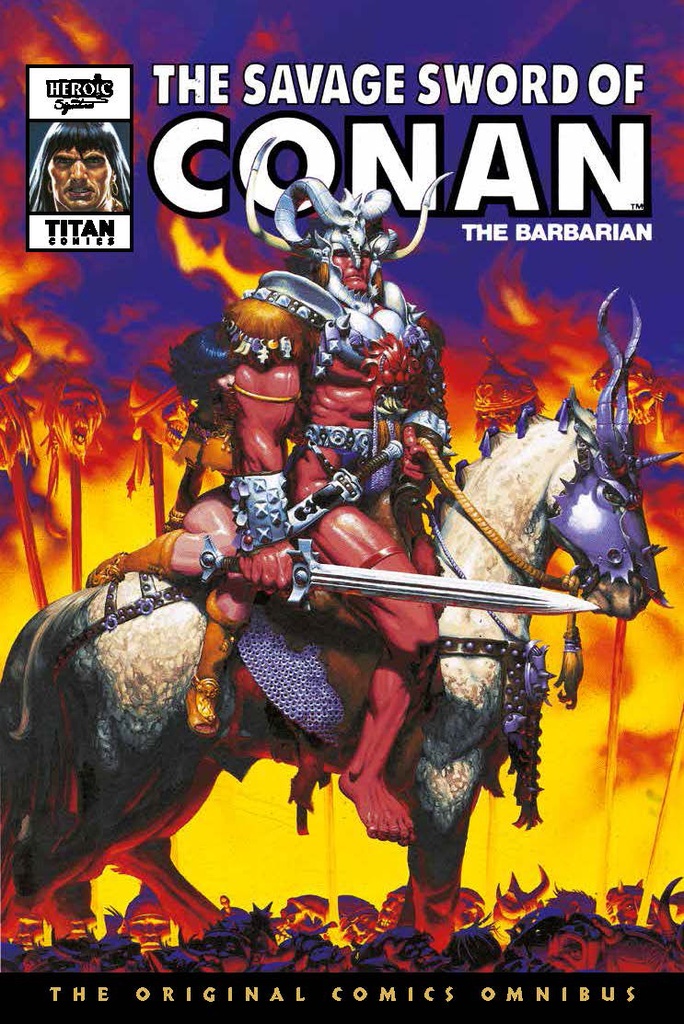 SAVAGE SWORD CONAN ORIGINAL OMNI REG ED HC 09